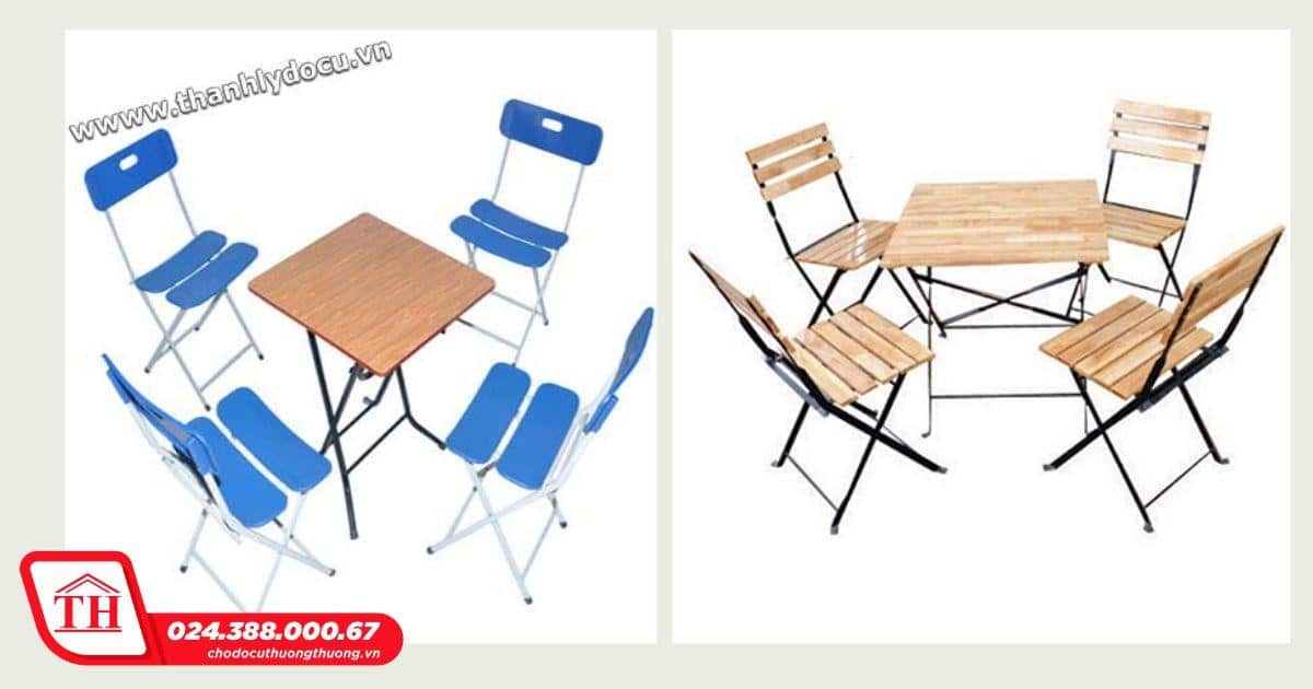 bàn ghế quán ăn vặt