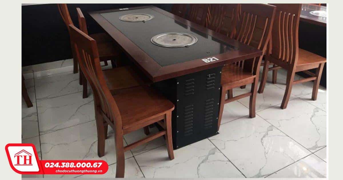 bàn ghế quán lẩu nướng