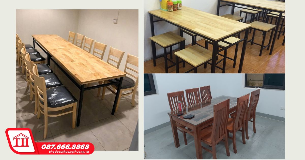 Chợ Thưởng Thưởng thanh lý bàn ghế quán nhậu rẻ nhất Hà Nội