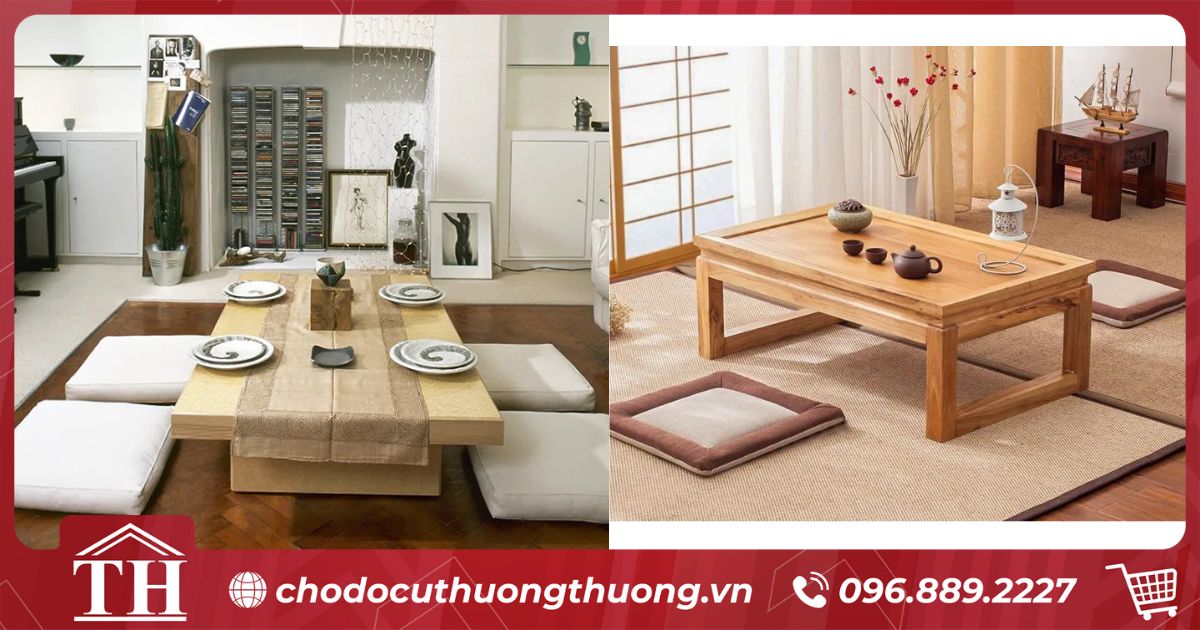 Thanh lý bàn ghế kiểu nhật