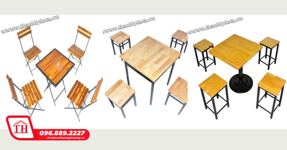 bàn ghế pallet thanh lý