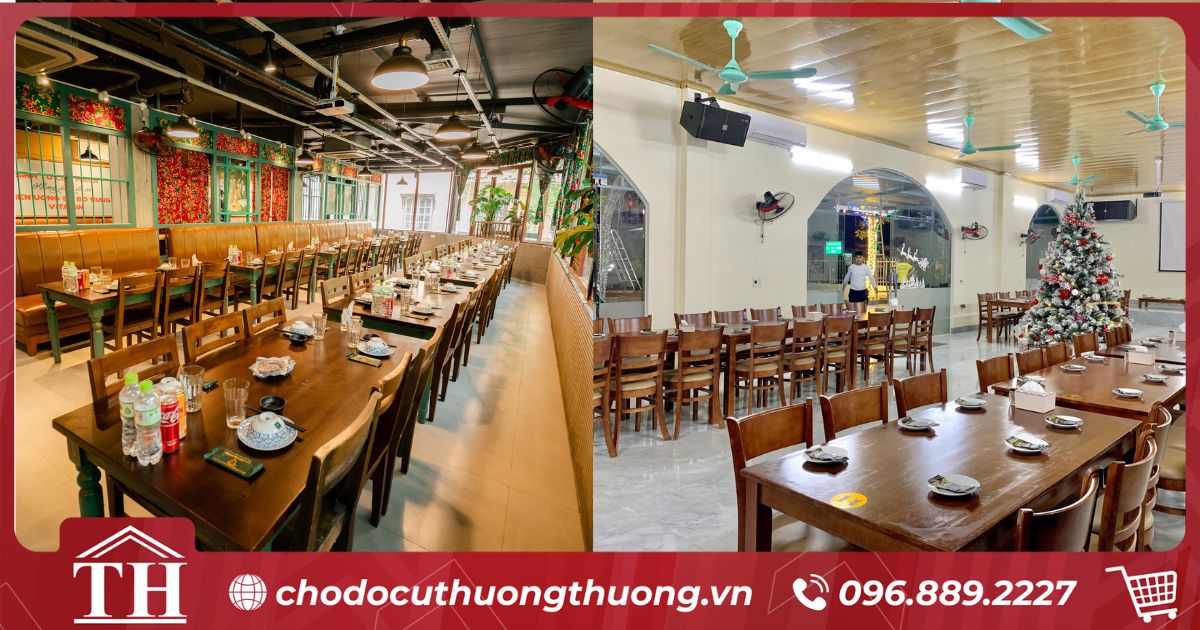 Siêu thị đồ cũ Thưởng Thưởng đa dạng mẫu bàn ghế thanh lý