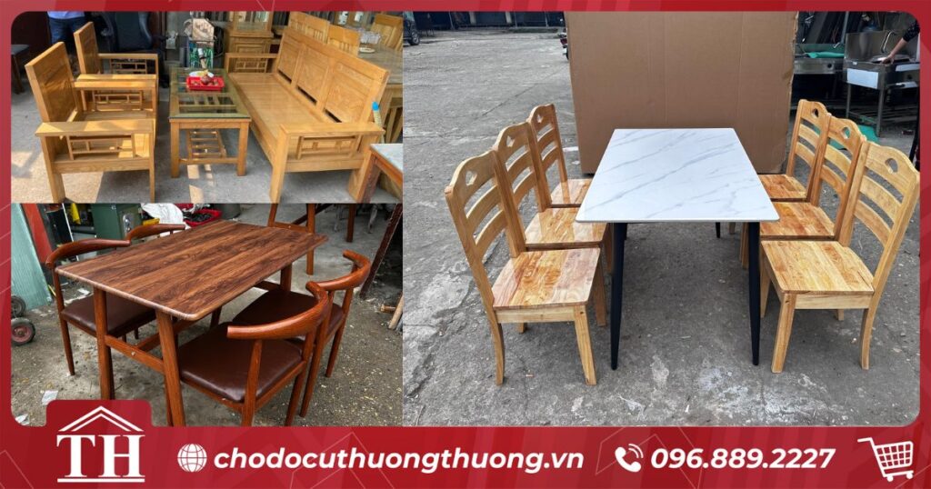 Thanh lý bàn ghế cũ tại Hà Nội