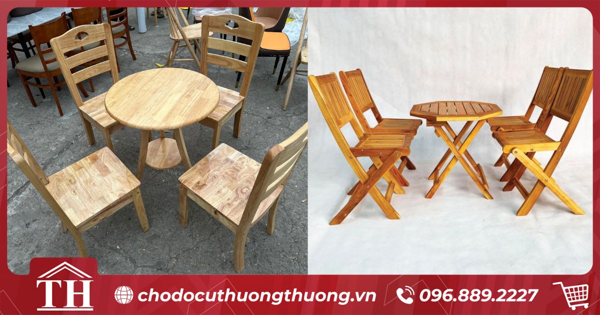 bàn gỗ thanh lý