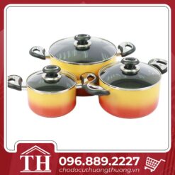 Bộ nồi nhôm Goldsun AE11-5109AG thanh lý