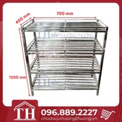 Kệ Inox 4 tầng THGK-4T7040