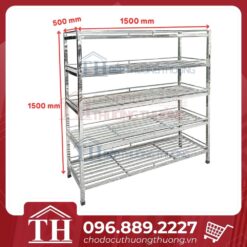 Kệ Inox 5 tầng THGK-5T15050