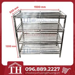 Kệ Inox 4 tầng THGK-4T15050