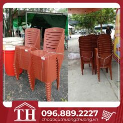Ghế nhựa tựa lưng thanh lý