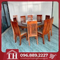Bàn mâm xoay ghế xoan nhà hàng thanh lý