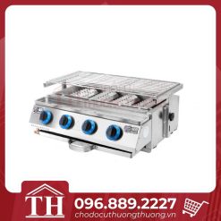 Bếp nướng gas hồng ngoại 4 họng (ngắn)