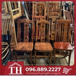 Ghế nhà hàng gỗ xoan thanh lý