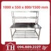 Bàn chặt Inox có giá 2 tầng THBC-G10055