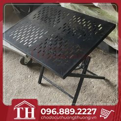 bàn trà chanh gấp gọn có lỗ