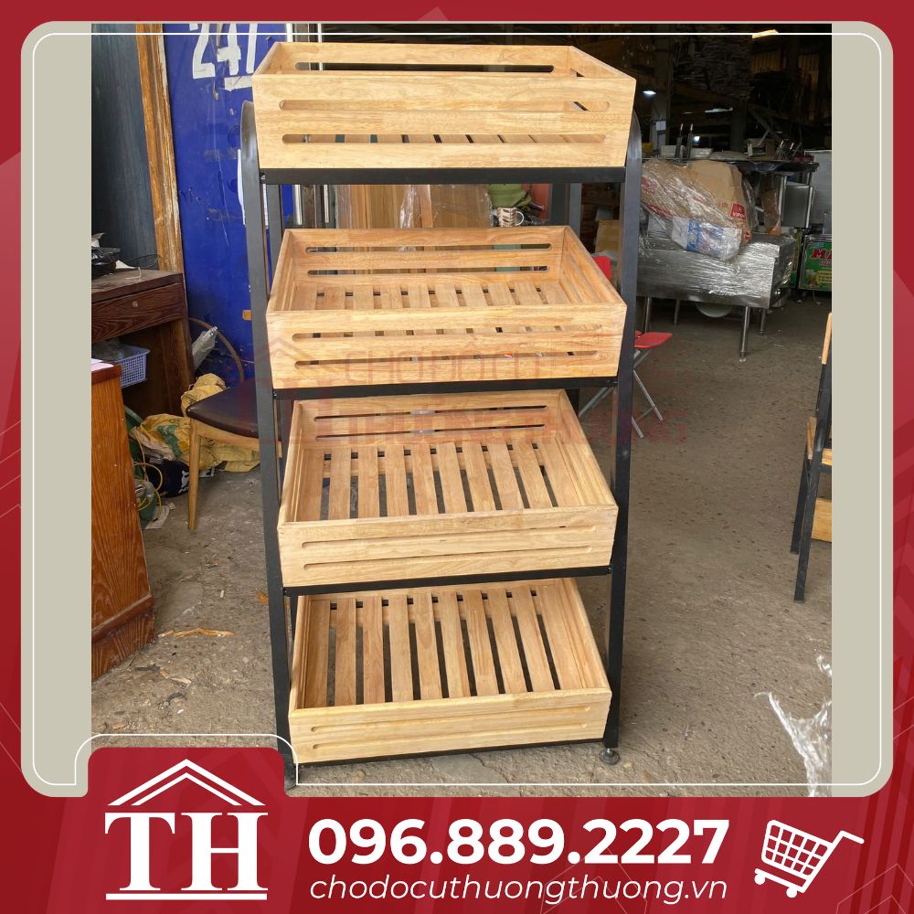 Kệ để rau củ quả siêu thị thanh lý