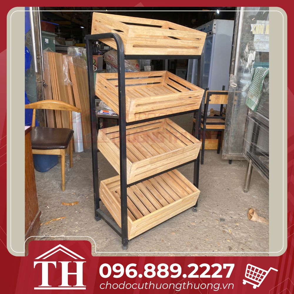 Kệ để rau củ quả siêu thị thanh lý (2)