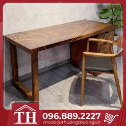 bàn học, làm việc gỗ sồi thanh lý