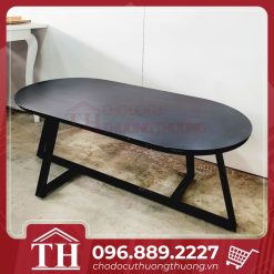 bàn sofa đá oval thanh lý