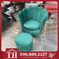 Ghế nail nhung vỏ xò thanh lý