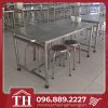 Bàn inox chữ nhật thanh lý