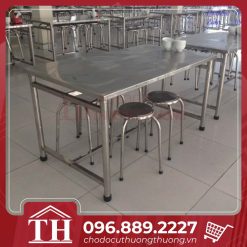 Bàn inox chữ nhật thanh lý
