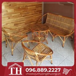 bàn ghế mây tre thanh lý