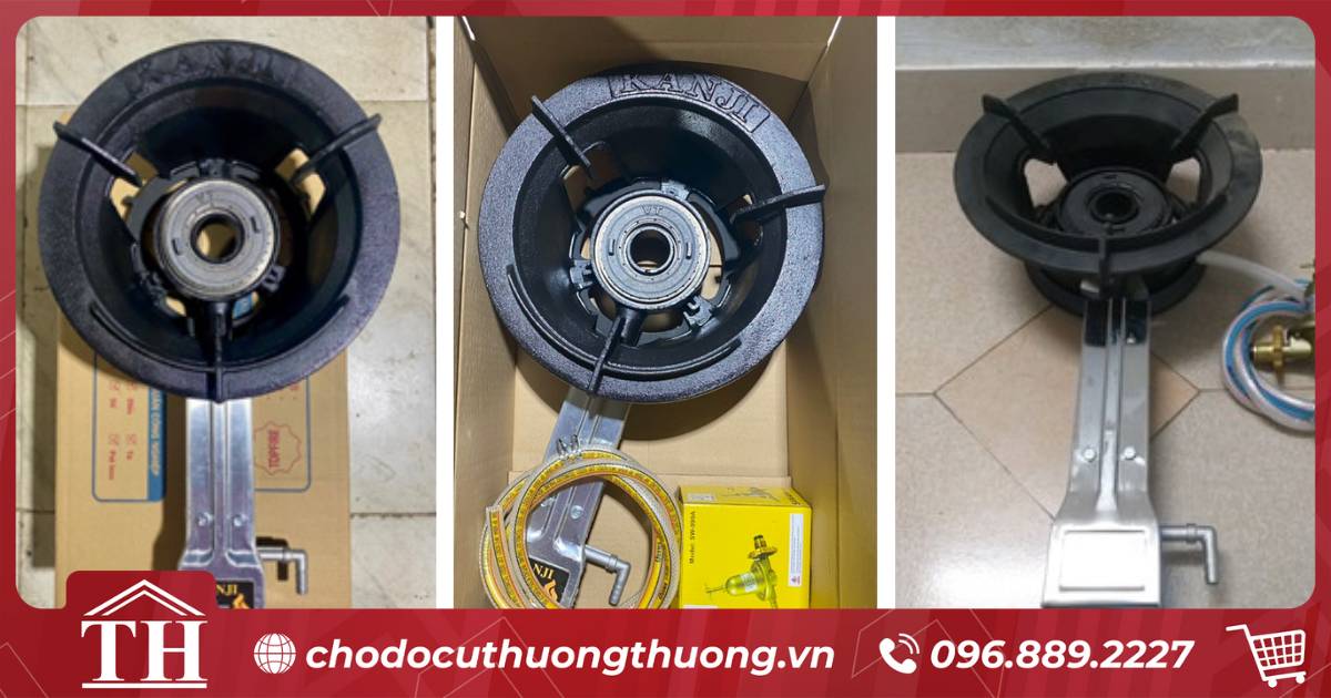 Bếp ga công nghiệp cũ - bếp khè