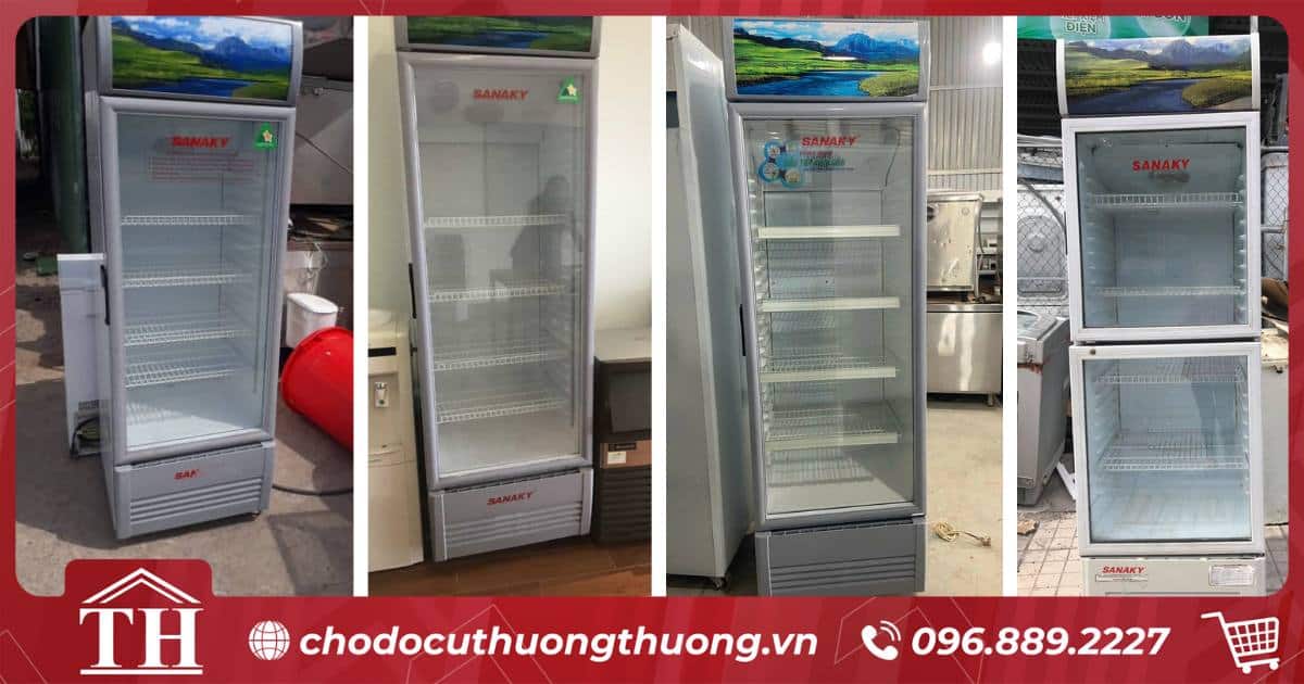 Các loại tủ mát sanaky cũ 1 cánh