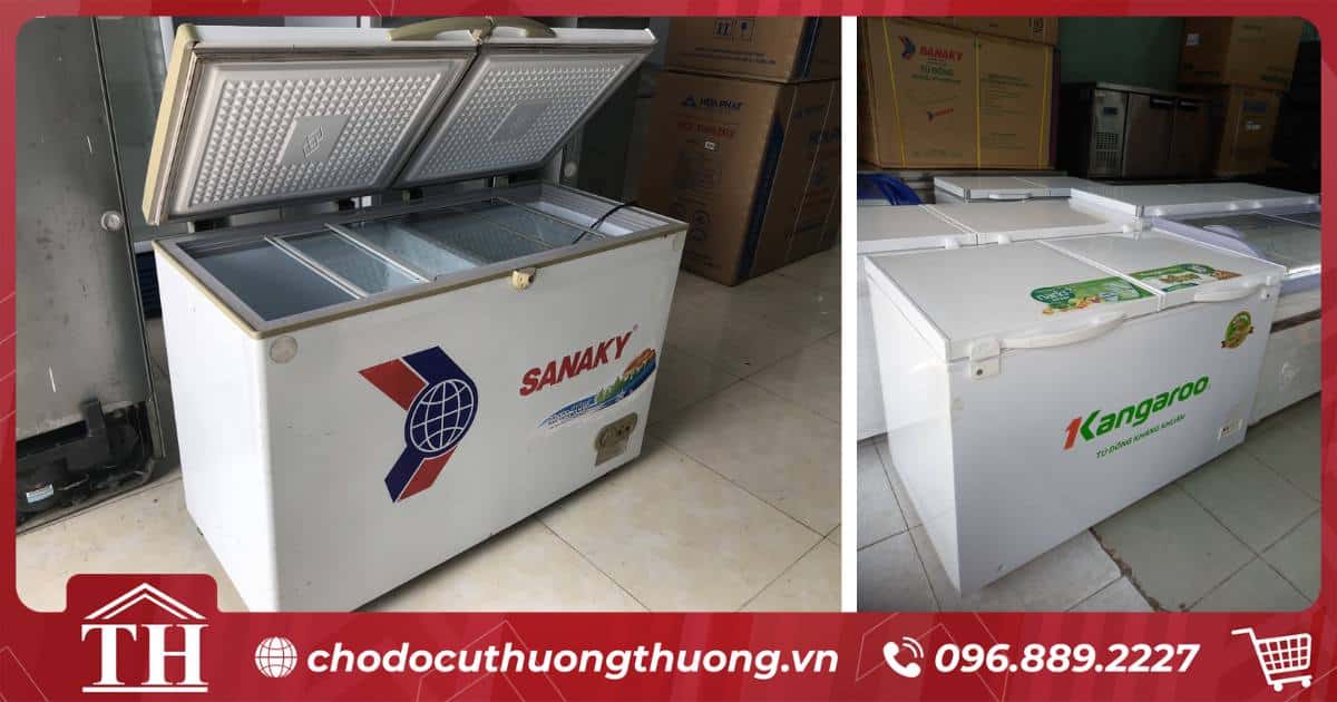 Tủ đông cũ 2 ngăn