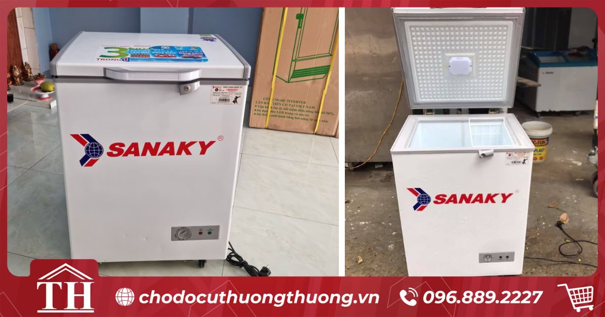 Tủ đông cũ điện máy xanh 1 ngăn