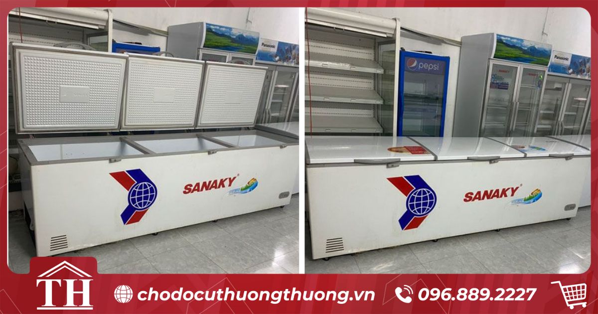 Tủ đông cũ điện máy xanh 3 ngăn