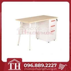 Bàn Liền Hộc 1m4 LUX140HLYC10 cũ thanh lý