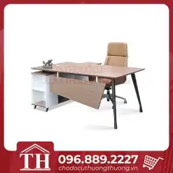 Bàn Giám Đốc Chân Sắt 1m8 1904BLD08 thanh lý